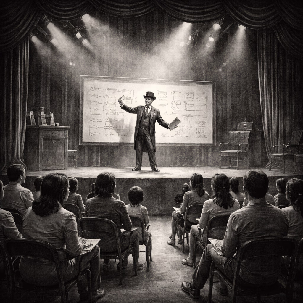 The Education Industry Is a Stage Play